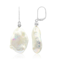 Orecchini in argento con Perla di Acqua Dolce (TPC)