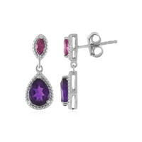 Orecchini in argento con Ametista