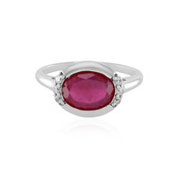 Anello in argento con Rubino del Madagascar