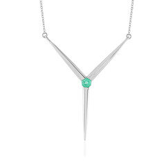 Collana in argento con Smeraldo Russo (de Melo)