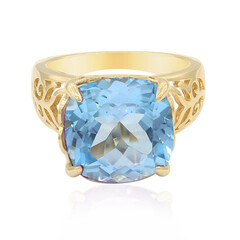Anello in argento con Topazio Blu Cielo