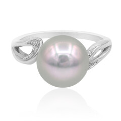 Anello in oro con Perla Tahitiana (TPC)