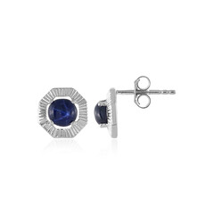 Orecchini in argento con Zaffiro Stellato Blu