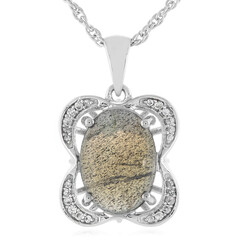 Collana in argento con Labradorite