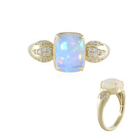 Anello in oro con Opale di Welo AAA (de Melo)