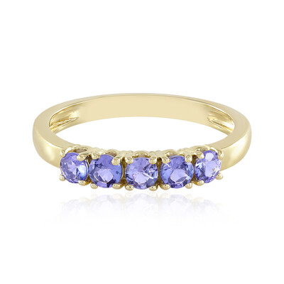 Anello in oro con Tanzanite