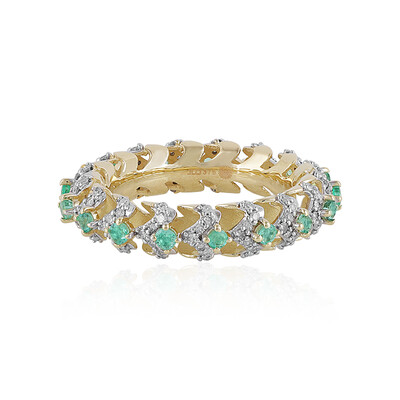 Anello in oro con Smeraldo Colombiano (Ornaments by de Melo)