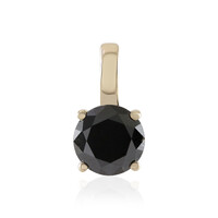 Ciondolo in oro con Diamante Nero