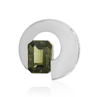 Ciondolo in argento con Moldavite