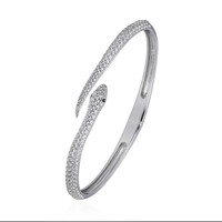Bracciale in argento con Topazio Bianco