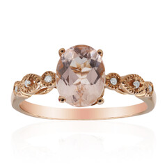 Anello in oro con Morganite AAA (CIRARI)