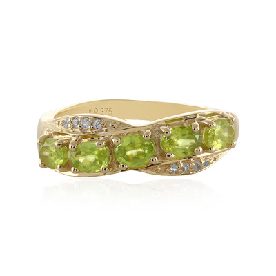 Anello in oro con Sfene