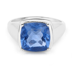 Anello in argento con Fluorite Cangiante