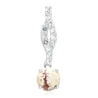 Ciondolo in argento con Diaspro Dentritico Sonora