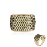 Anello in oro con Zaffiro Giallo (de Melo)