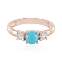 Anello in argento con Turchese Sleeping Beauty