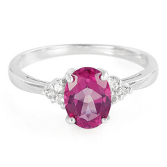 Anello in argento con Topazio Grape
