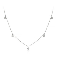 Collana in oro con Diamante SI1 (H)