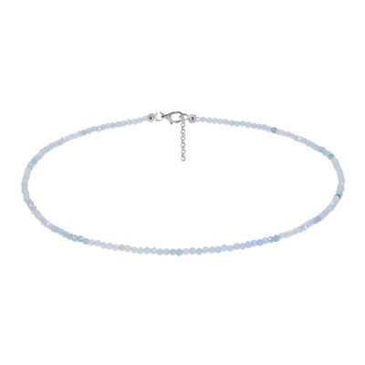 Collana in argento con Acquamarina