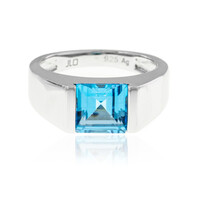 Anello in argento con Topazio Marambaia