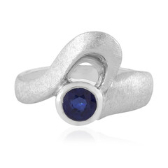 Anello in argento con Cianite del Nepal