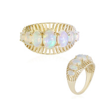 Anello in oro con Opale di Welo (Ornaments by de Melo)