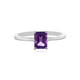 Anello in argento con Ametista del Marocco