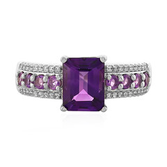 Anello in argento con Ametista Boliviana