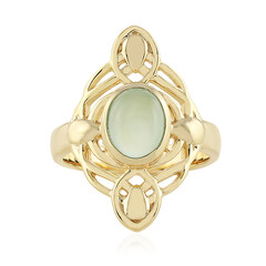 Anello in argento con Calcedonio Acqua