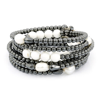 Bracciale in argento con Ematite (Dallas Prince Designs)