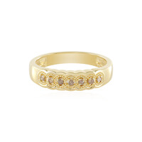 Anello in argento con Diamante Cioccolato I3