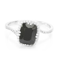 Anello in argento con Spinello Nero