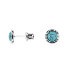 Orecchini in argento con Turchese