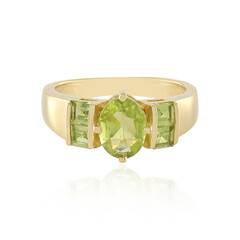 Anello in argento con Peridoto