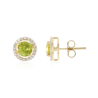 Orecchini in oro con Sfene