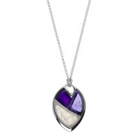 Collana in argento con Quarzo Rosa