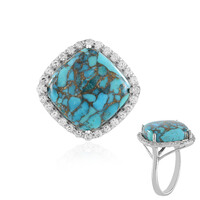 Anello in argento con Turchese Ramato Blu (Faszination Türkis)
