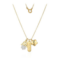 Collana in argento con Diamante I3 (I)