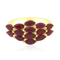 Anello in argento con Rubino