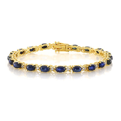 Bracciale in argento con Zaffiro Stellato Blu