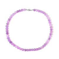 Collana in argento con Quarzo Lavanda