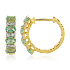 Orecchini in argento con Cianite Menta