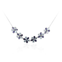 Collana in argento con Iolite
