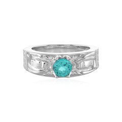 Anello in argento con Apatite Blu
