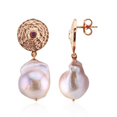 Orecchini in argento con Perla di Acqua Dolce (TPC)