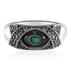 Anello in argento con Conchiglia Abalone