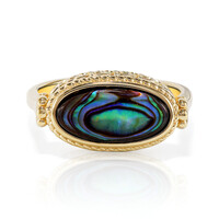 Anello in argento con Conchiglia Abalone