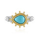 Anello in argento con Turchese Sleeping Beauty (Dallas Prince Designs)