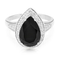 Anello in argento con Spinello Nero