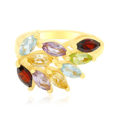 Anello in argento con Granato
